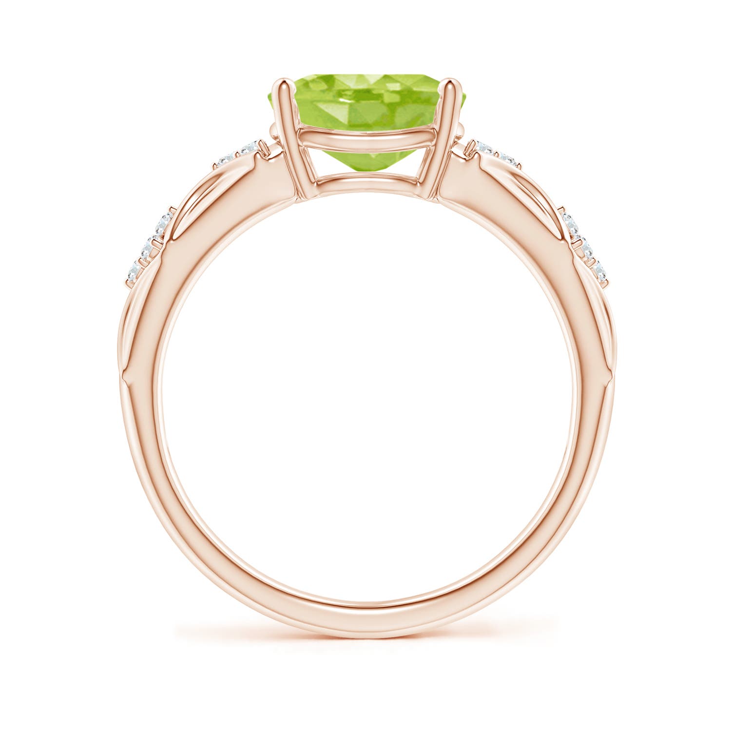 AA - Peridot / 1.98 CT / 14 KT Rose Gold