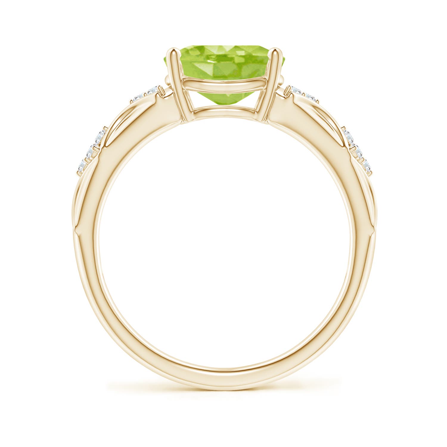 AA - Peridot / 1.98 CT / 14 KT Yellow Gold