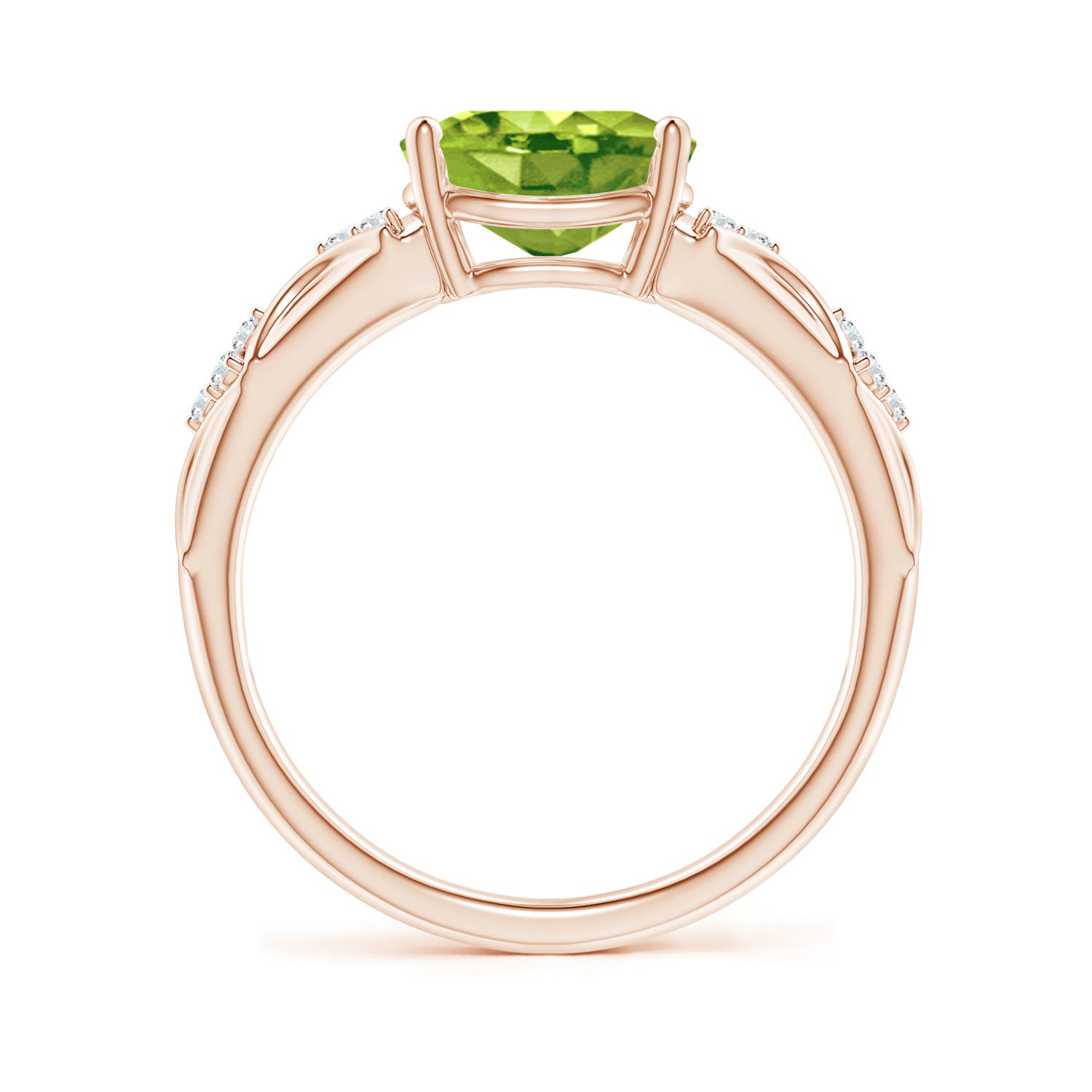 AAA - Peridot / 1.98 CT / 14 KT Rose Gold