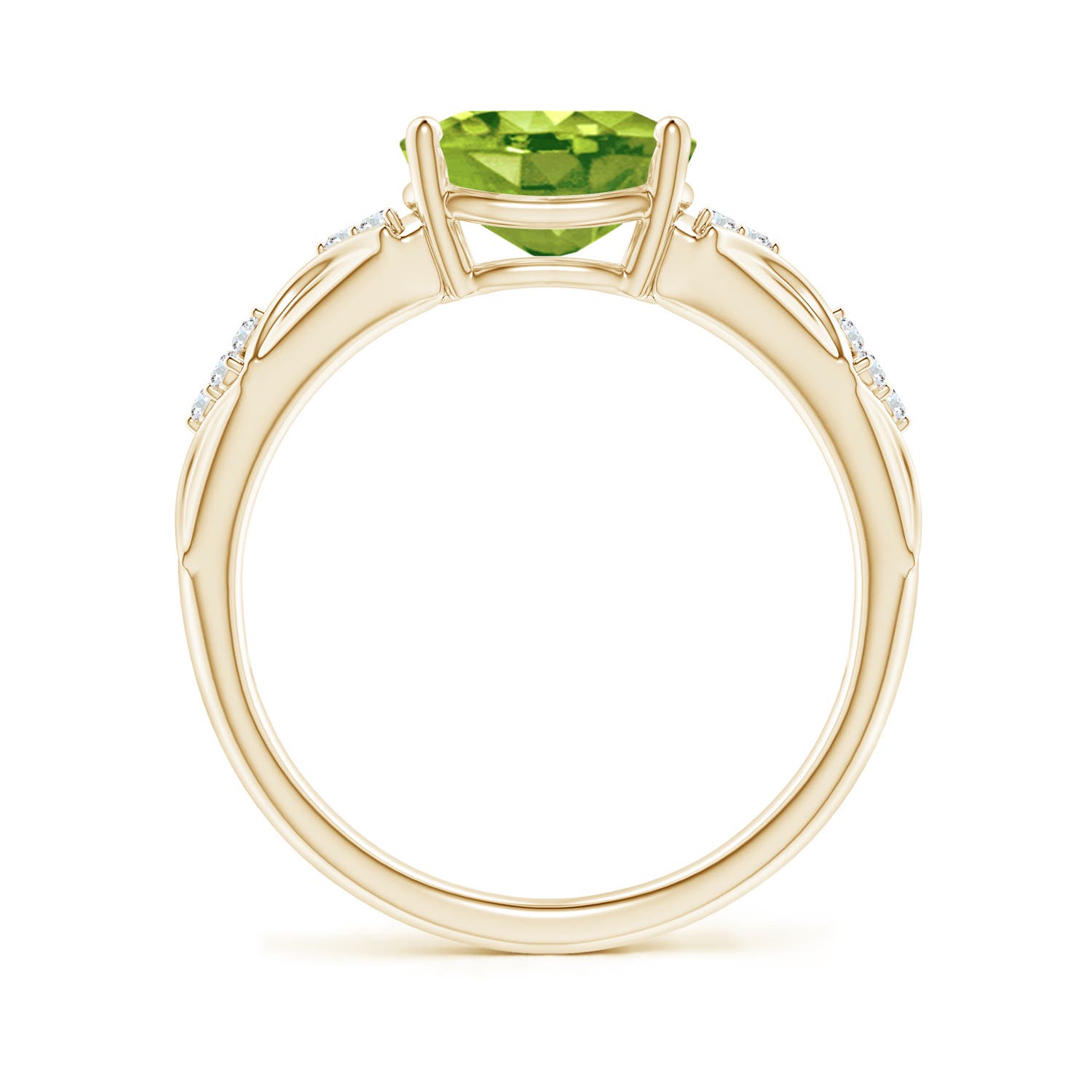 AAA - Peridot / 1.98 CT / 14 KT Yellow Gold