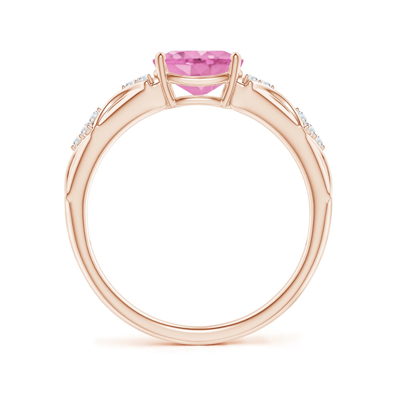 A - Pink Sapphire / 1.52 CT / 14 KT Rose Gold