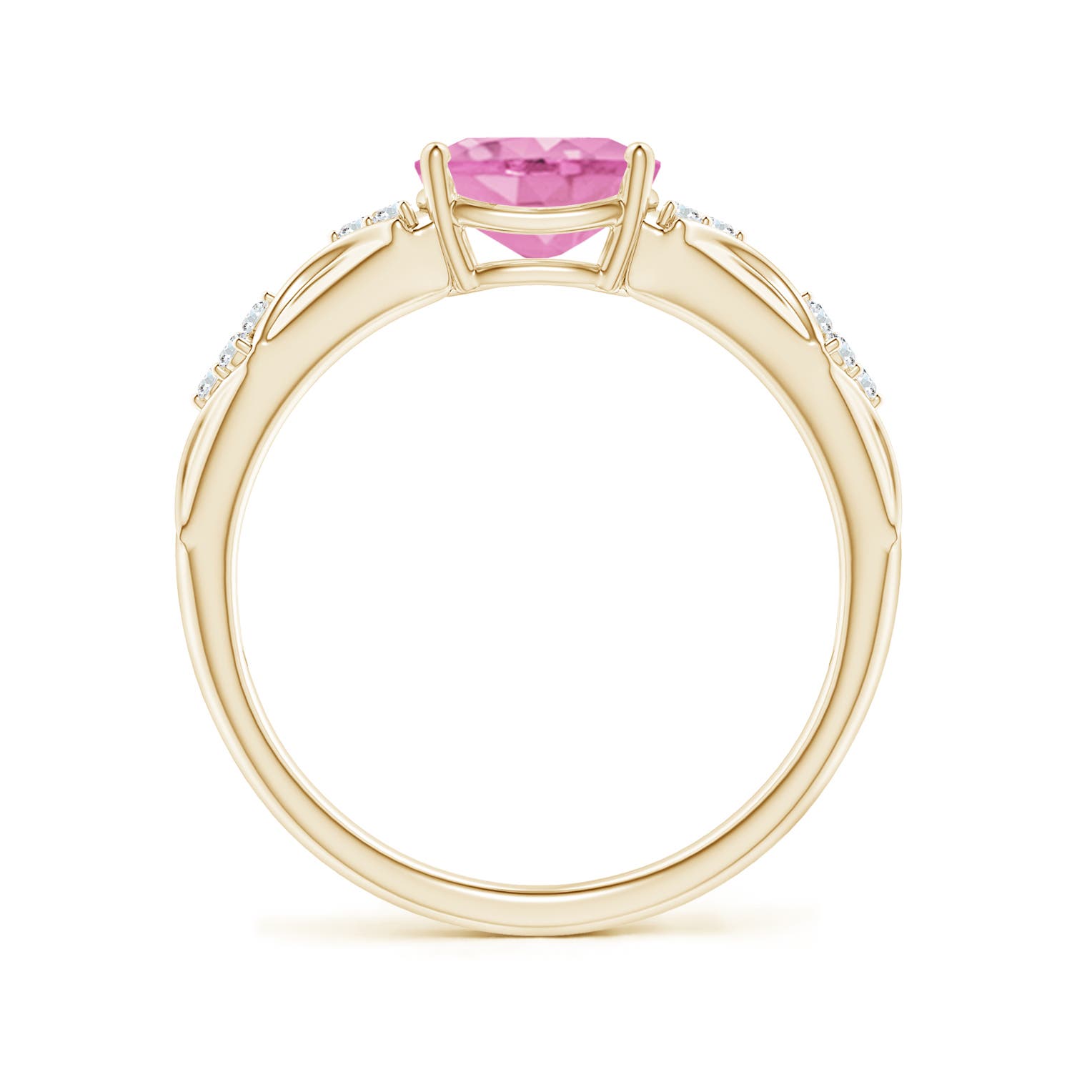 A - Pink Sapphire / 1.52 CT / 14 KT Yellow Gold