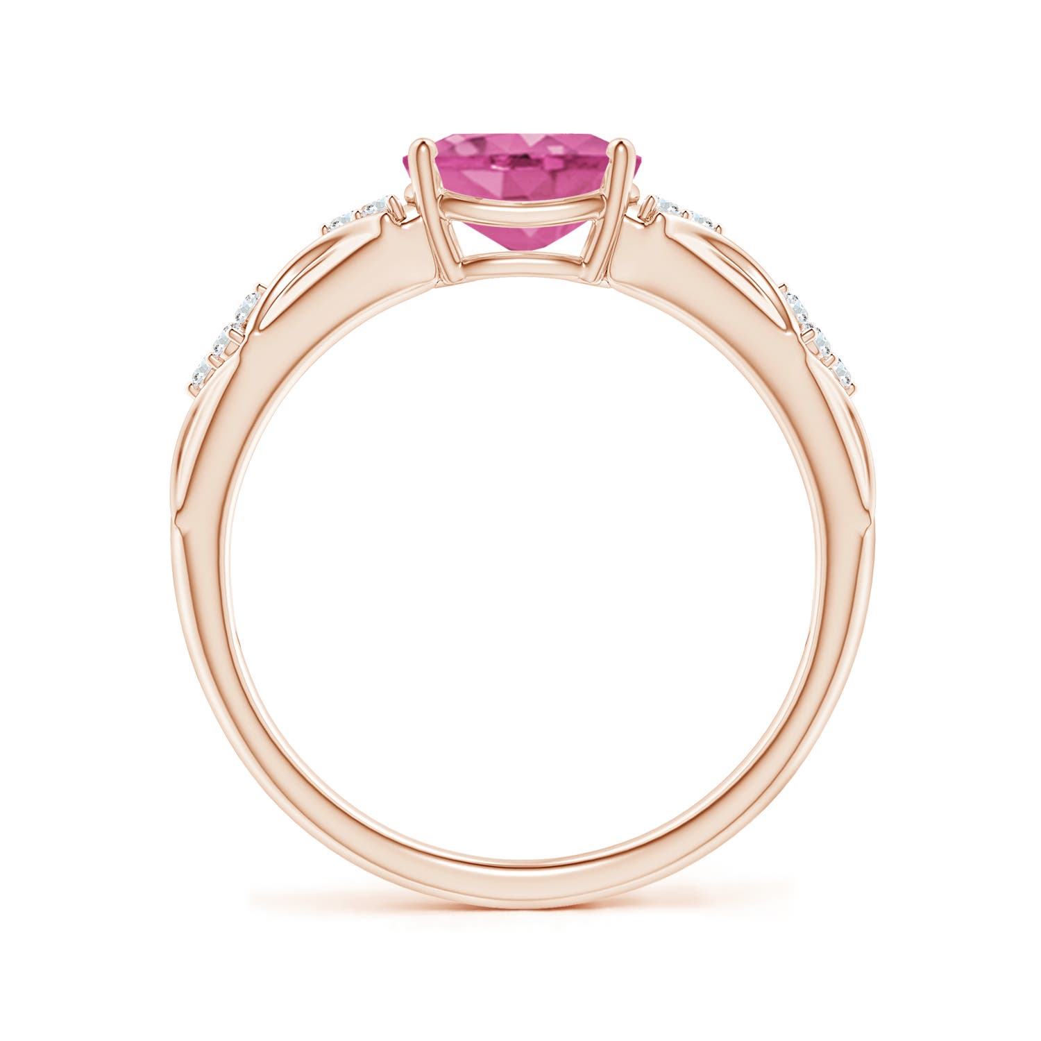 AAA - Pink Sapphire / 1.52 CT / 14 KT Rose Gold