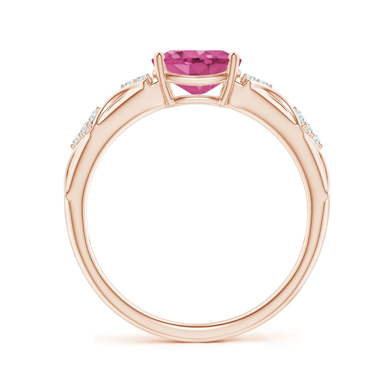 AAAA - Pink Sapphire / 1.52 CT / 14 KT Rose Gold