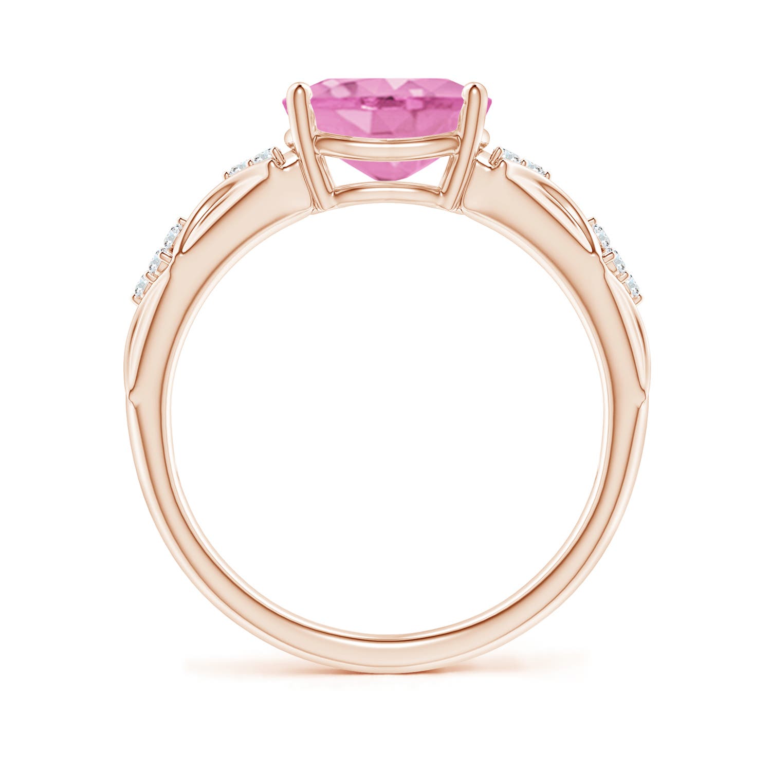 A - Pink Sapphire / 1.98 CT / 14 KT Rose Gold