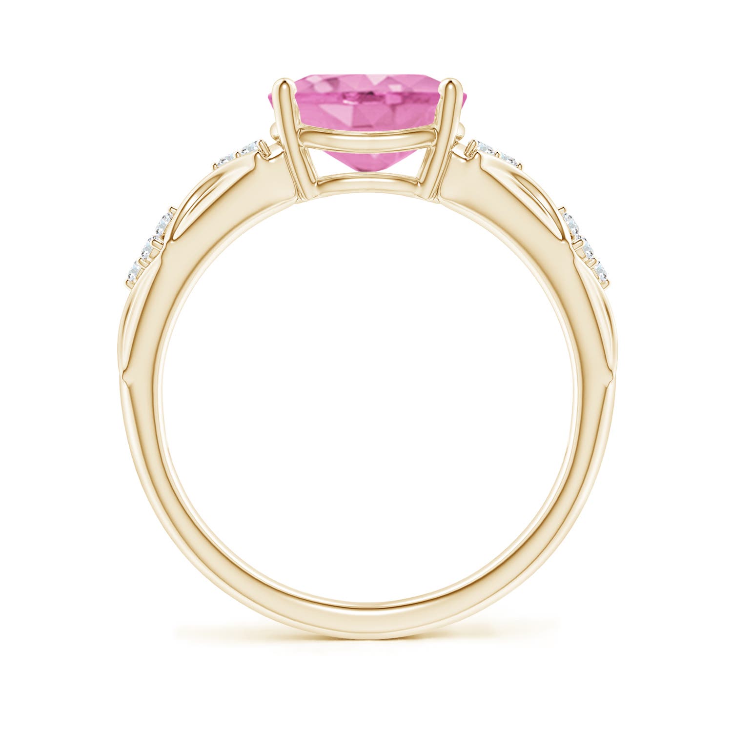 A - Pink Sapphire / 1.98 CT / 14 KT Yellow Gold