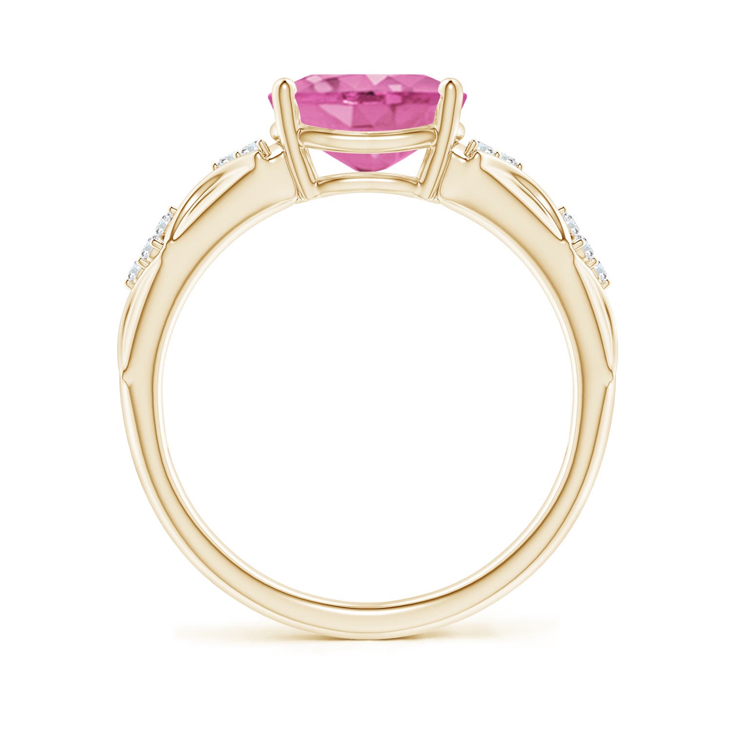 AA - Pink Sapphire / 1.98 CT / 14 KT Yellow Gold