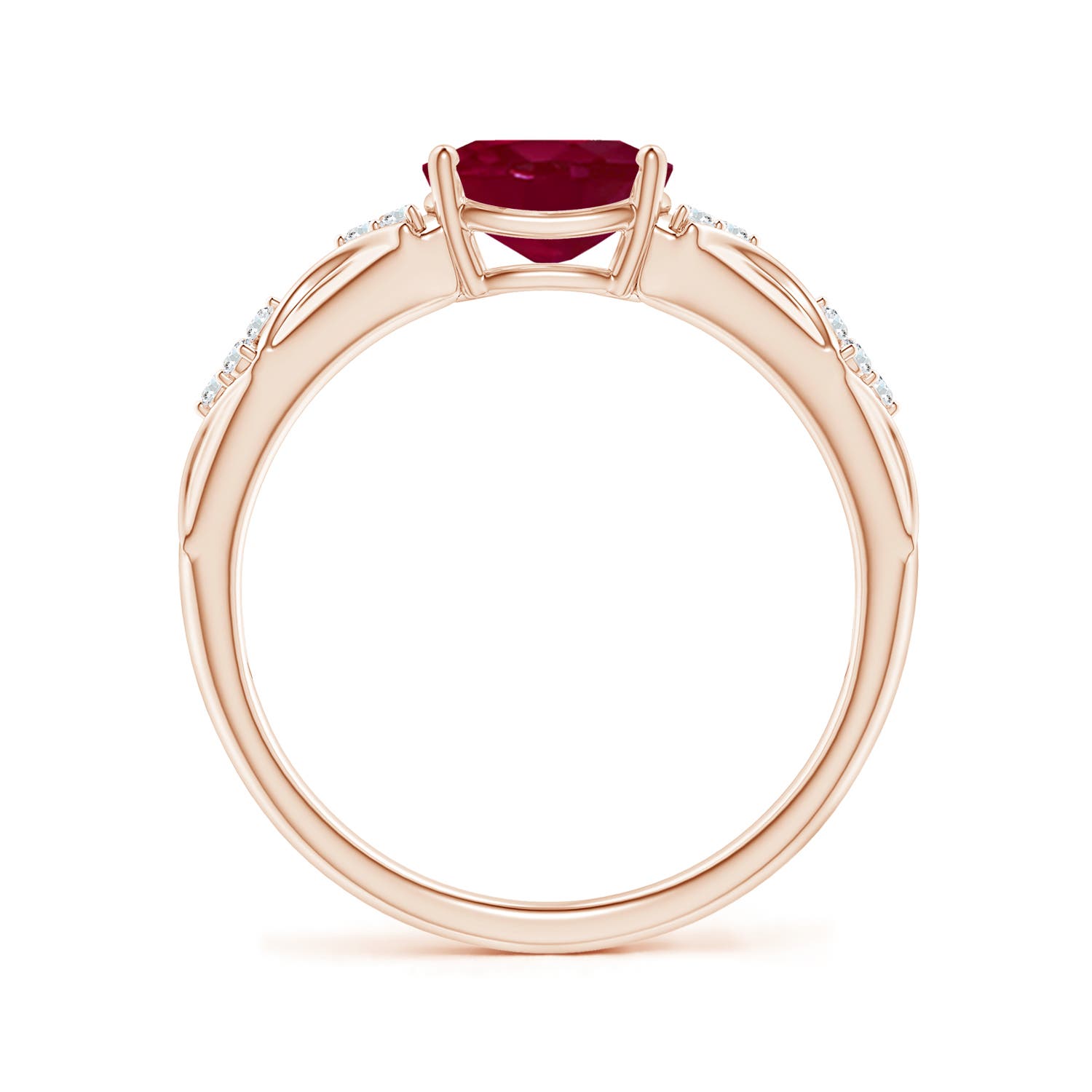 A - Ruby / 1.32 CT / 14 KT Rose Gold