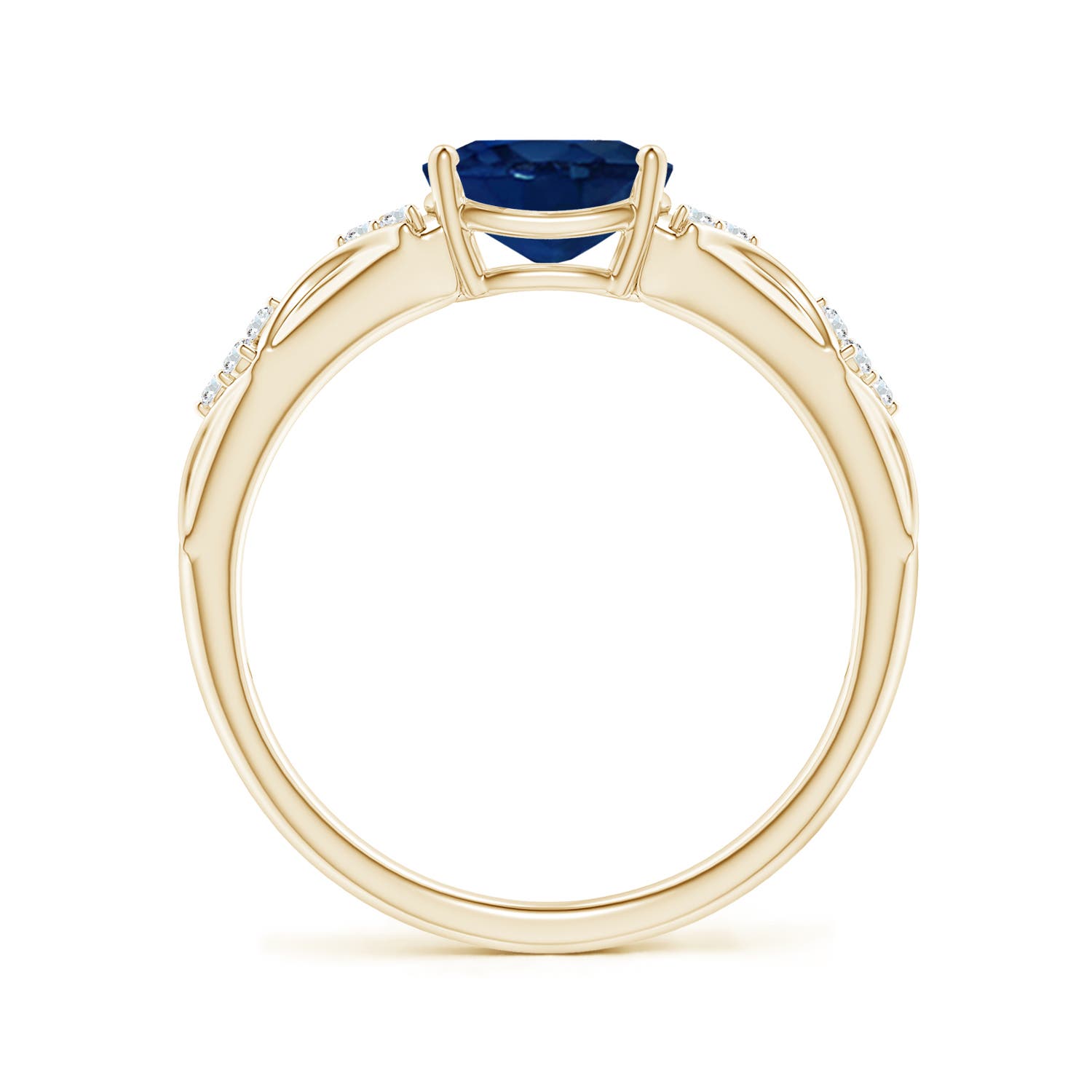 AA - Blue Sapphire / 1.62 CT / 14 KT Yellow Gold