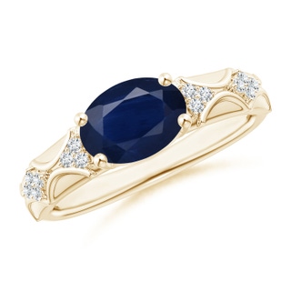 Oval A Blue Sapphire