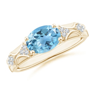 Oval A Swiss Blue Topaz
