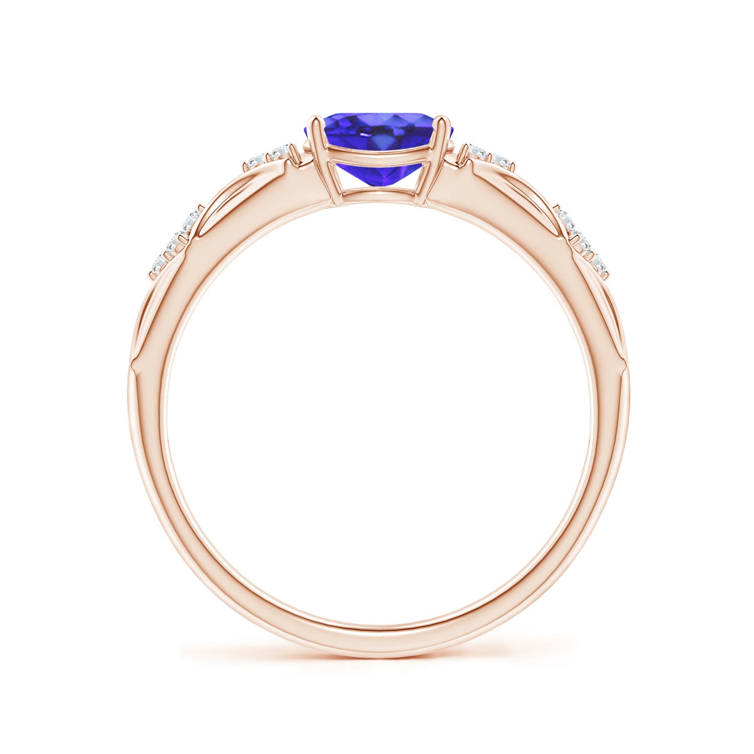 AA - Tanzanite / 0.84 CT / 14 KT Rose Gold