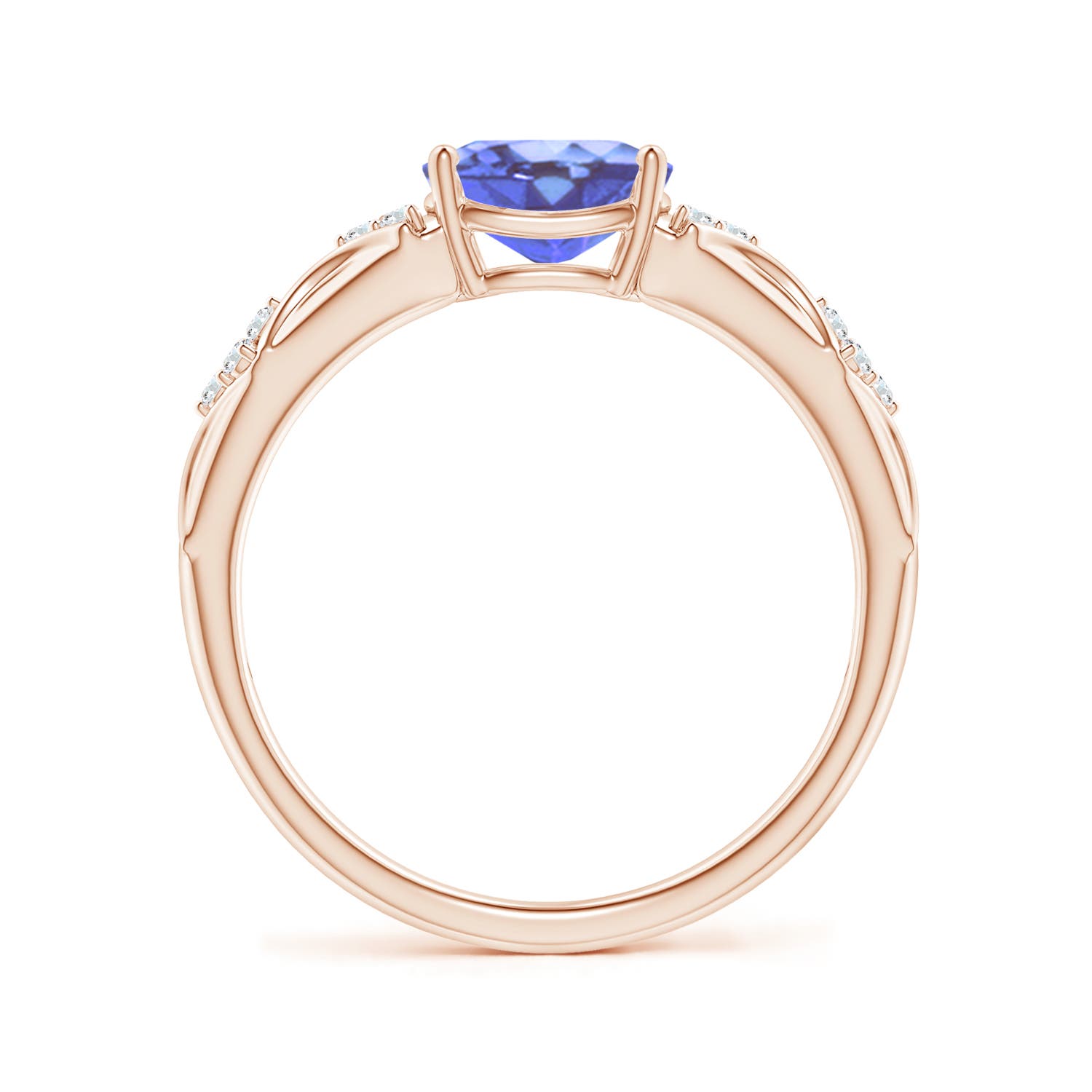 A - Tanzanite / 1.32 CT / 14 KT Rose Gold