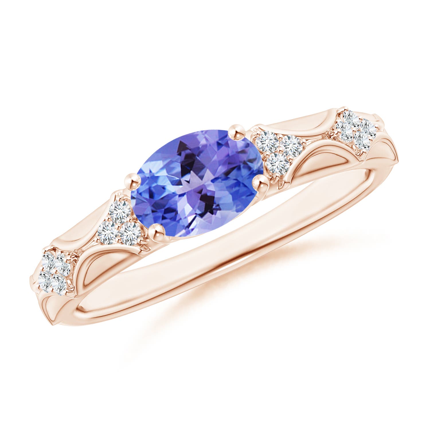 AA - Tanzanite / 1.32 CT / 14 KT Rose Gold