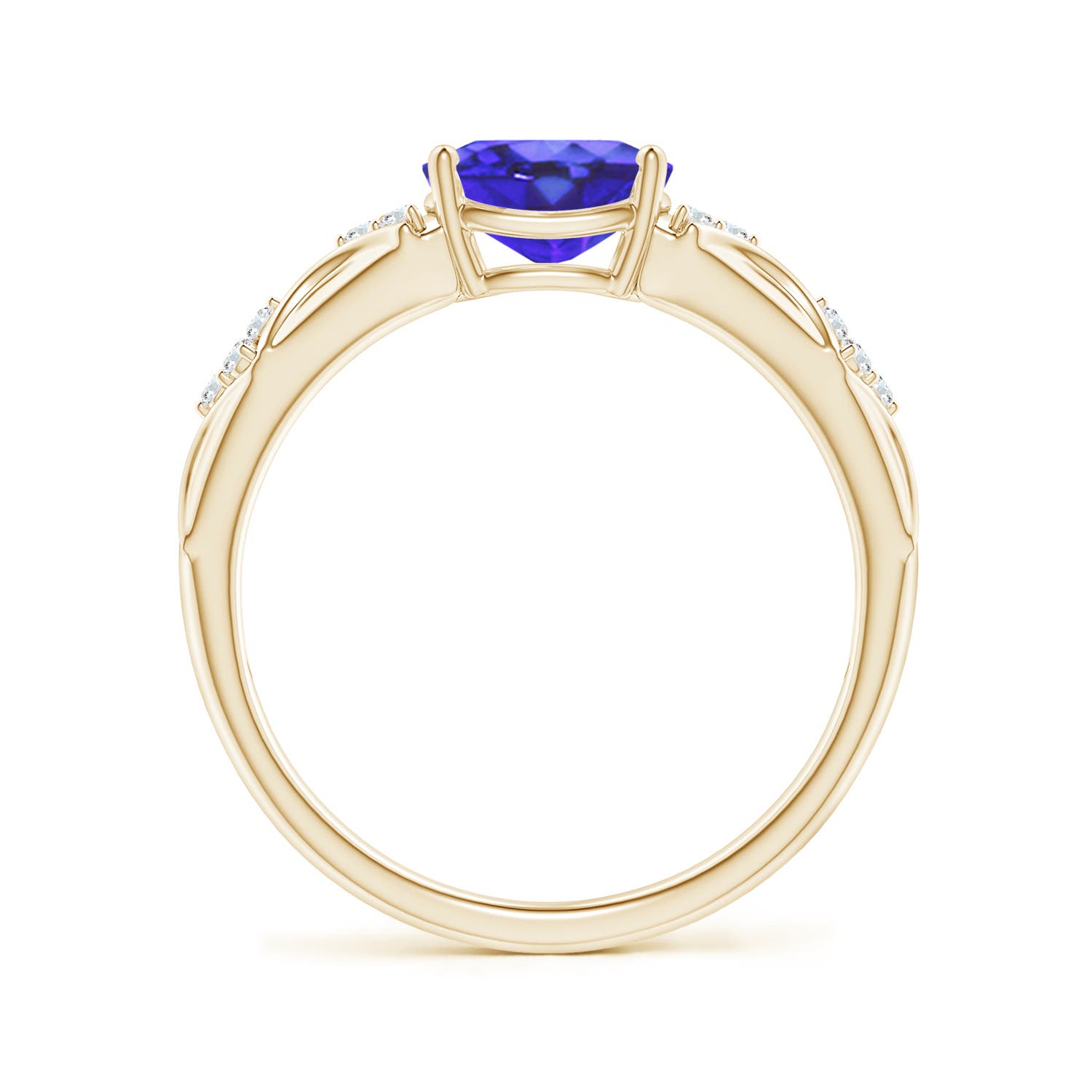 AA - Tanzanite / 1.32 CT / 14 KT Yellow Gold