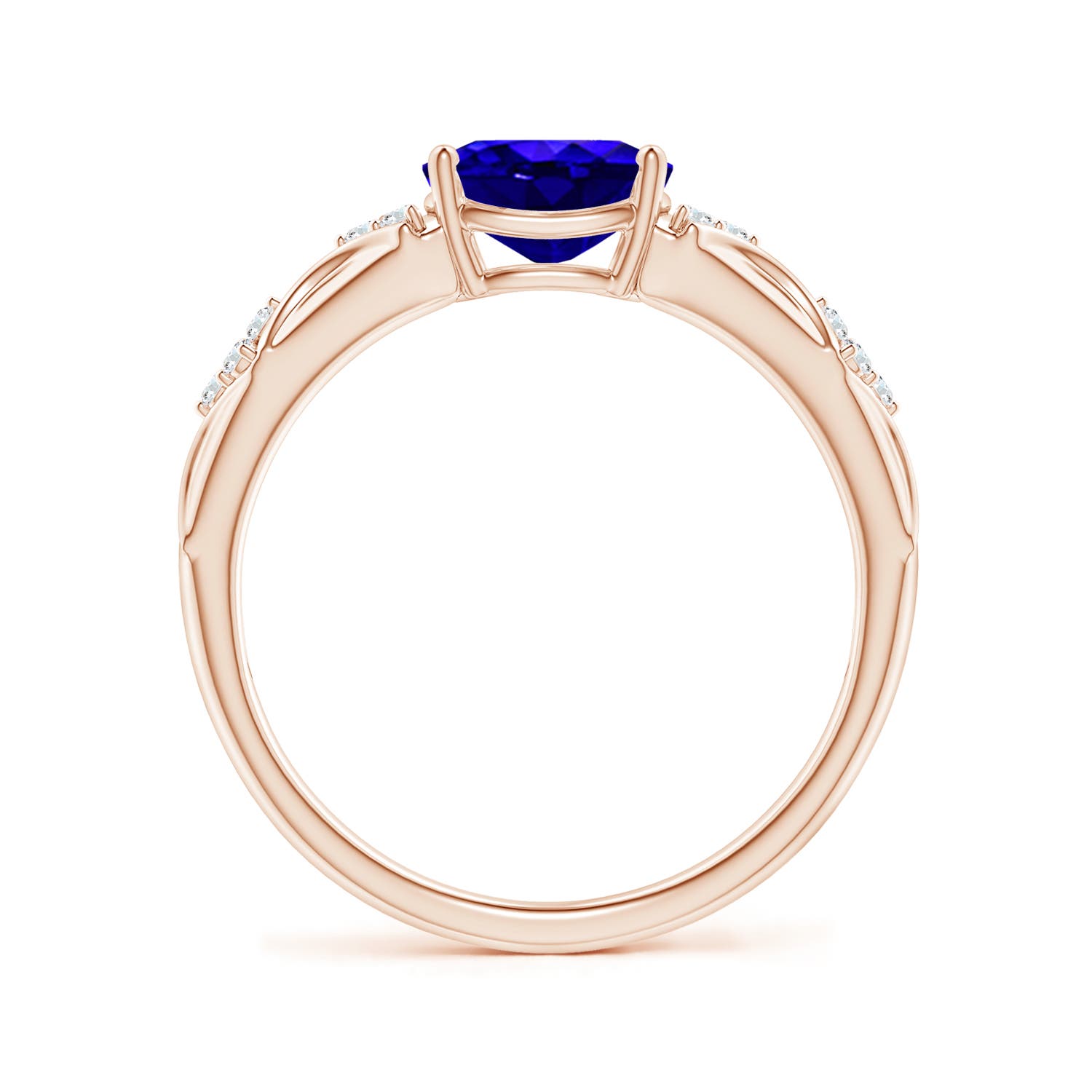 AAAA - Tanzanite / 1.32 CT / 14 KT Rose Gold