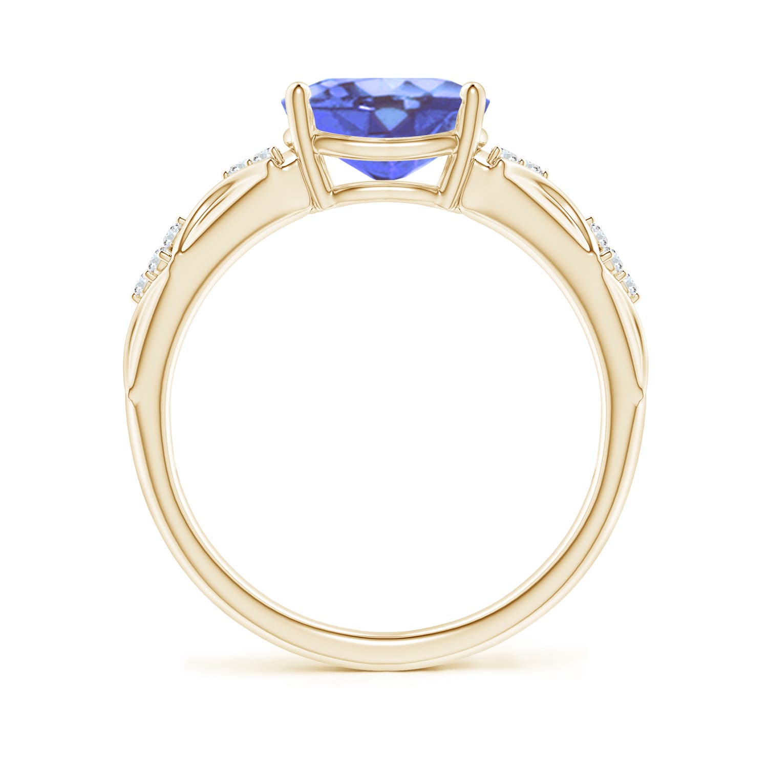 A - Tanzanite / 1.98 CT / 14 KT Yellow Gold