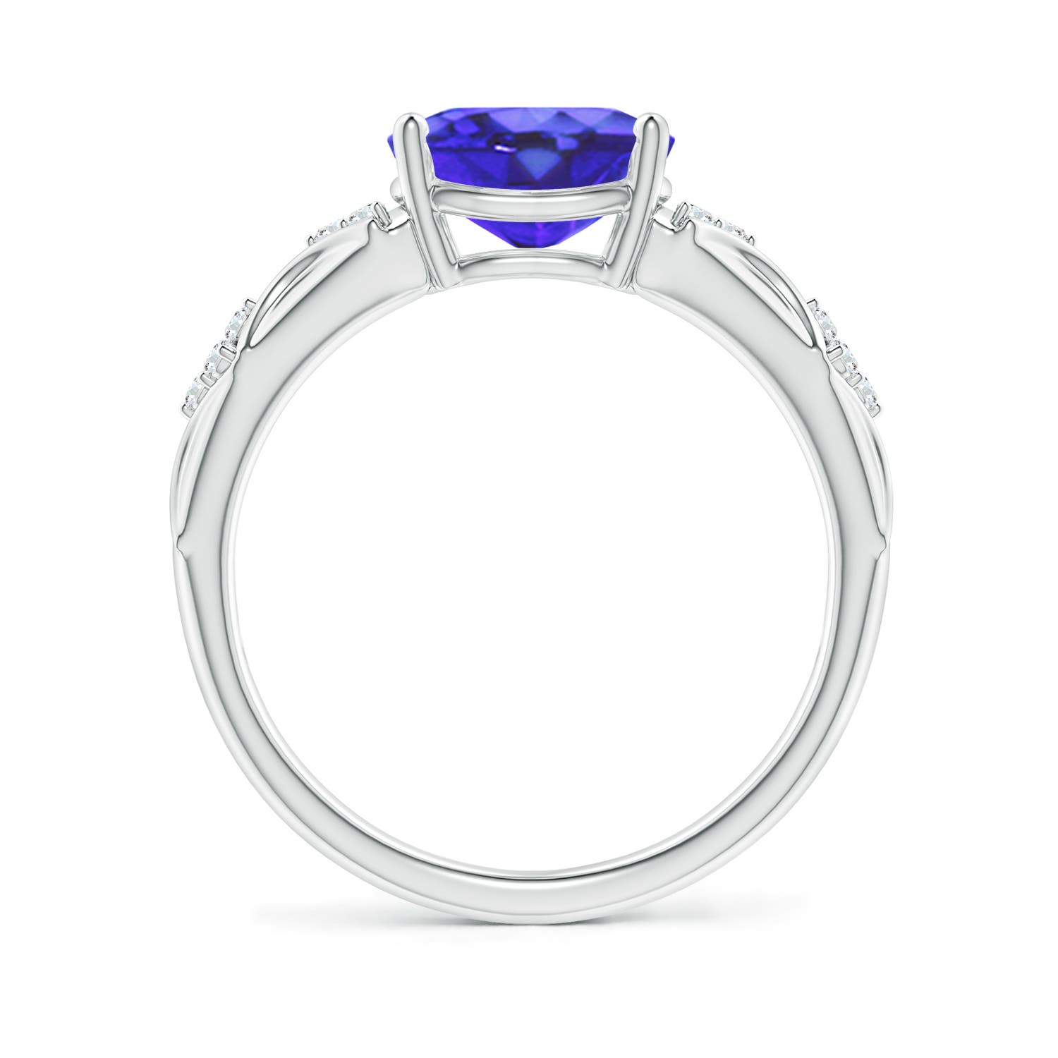 AA - Tanzanite / 1.98 CT / 14 KT White Gold