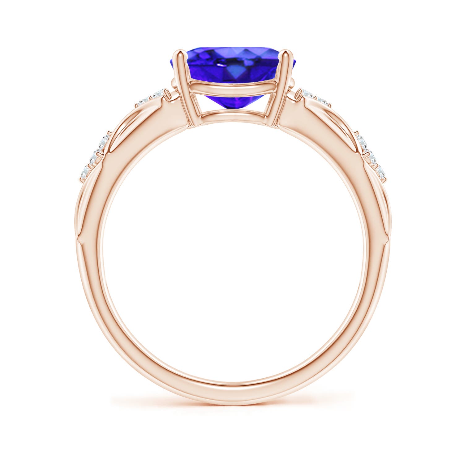 AAA - Tanzanite / 1.98 CT / 14 KT Rose Gold