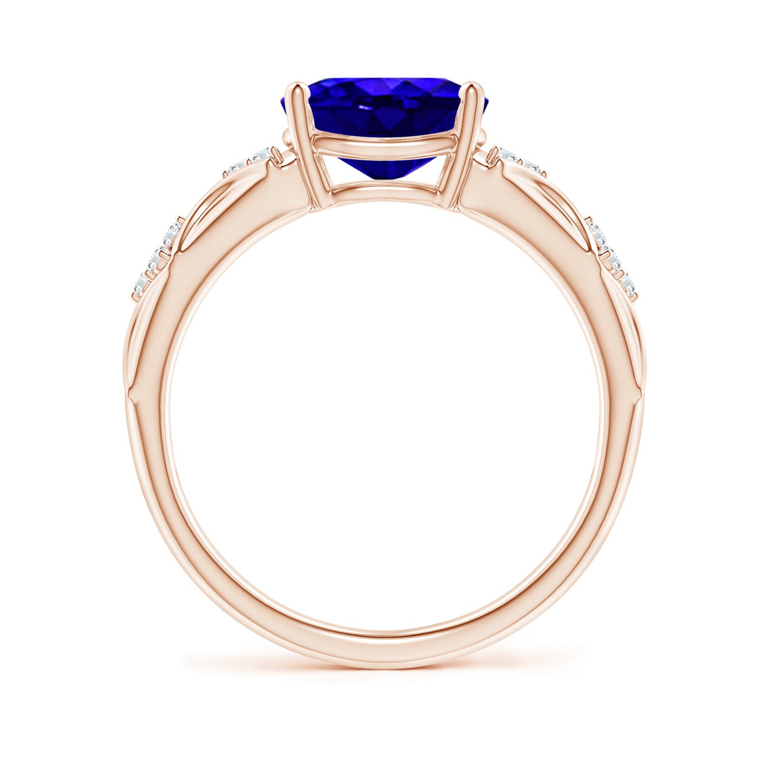 AAAA - Tanzanite / 1.98 CT / 14 KT Rose Gold