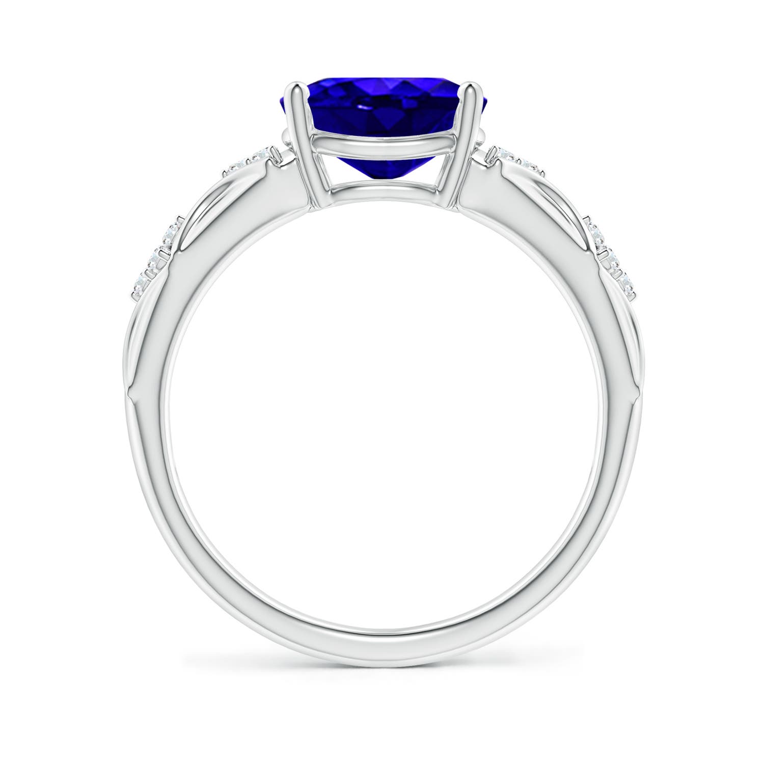 AAAA - Tanzanite / 1.98 CT / 14 KT White Gold