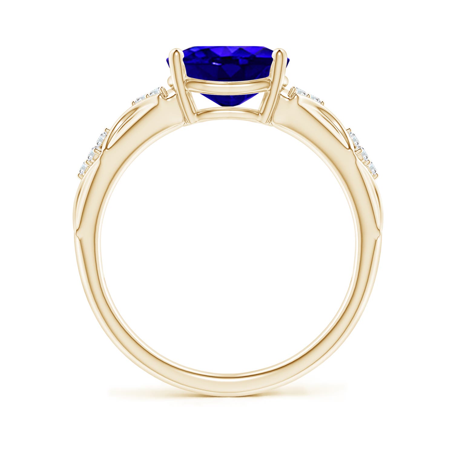 AAAA - Tanzanite / 1.98 CT / 14 KT Yellow Gold