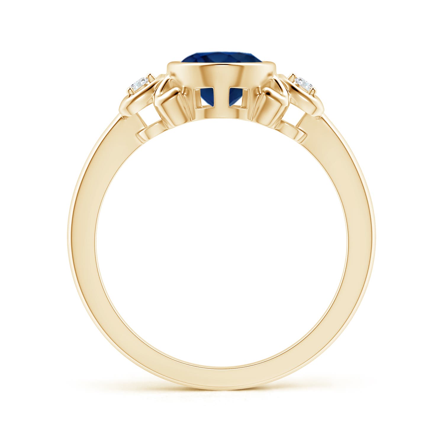 AA - Blue Sapphire / 1.57 CT / 14 KT Yellow Gold