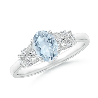 Oval A Aquamarine
