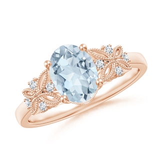 Oval A Aquamarine