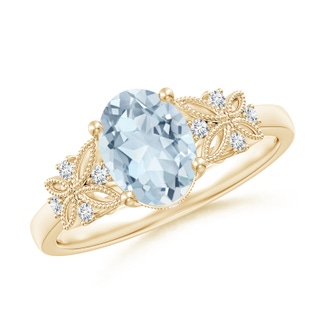 Oval A Aquamarine