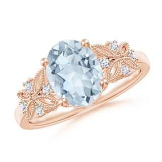 Oval A Aquamarine