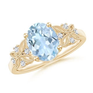 Oval AA Aquamarine