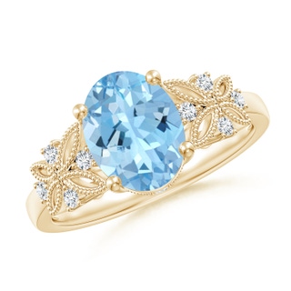 Oval AAAA Aquamarine