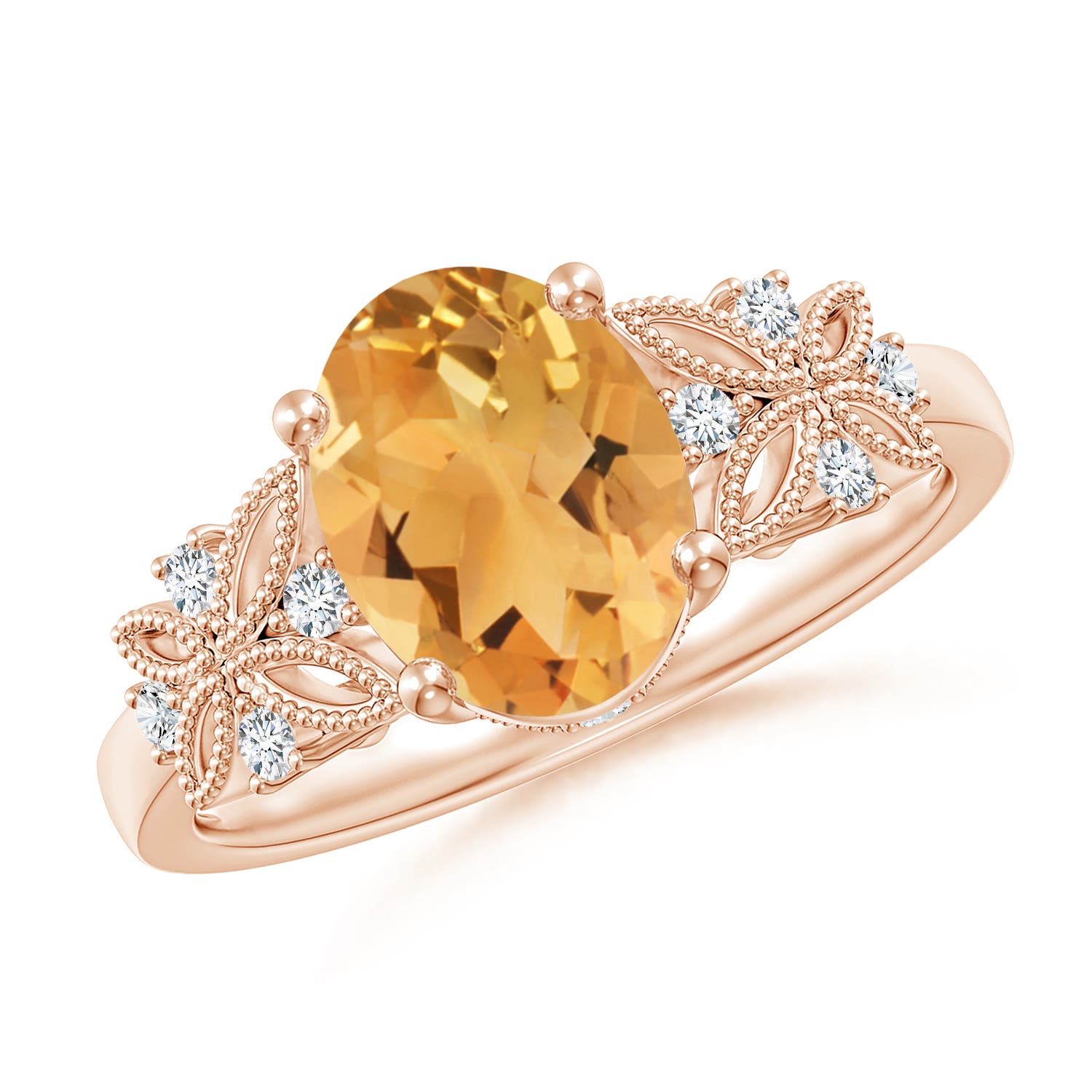 A - Citrine / 1.78 CT / 14 KT Rose Gold