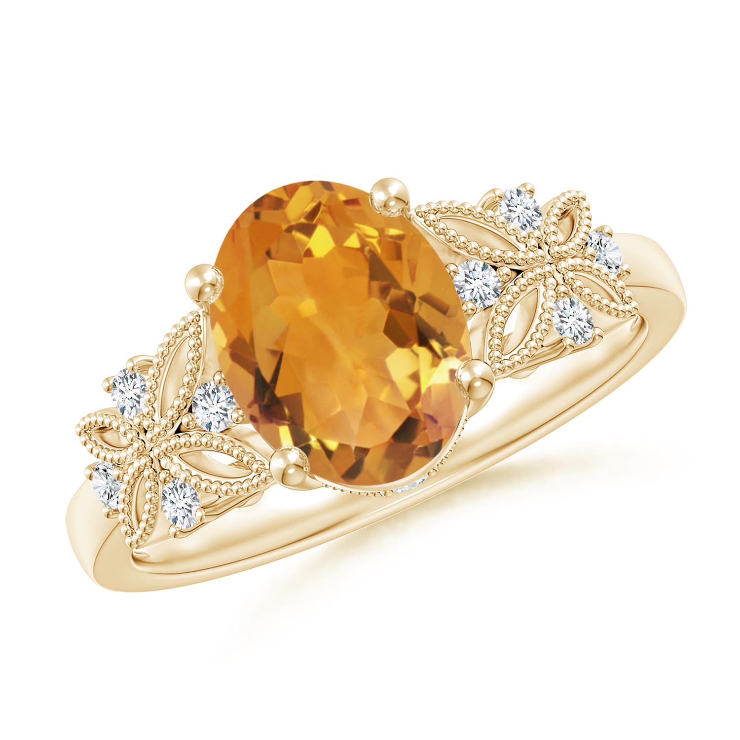 AA - Citrine / 1.78 CT / 14 KT Yellow Gold