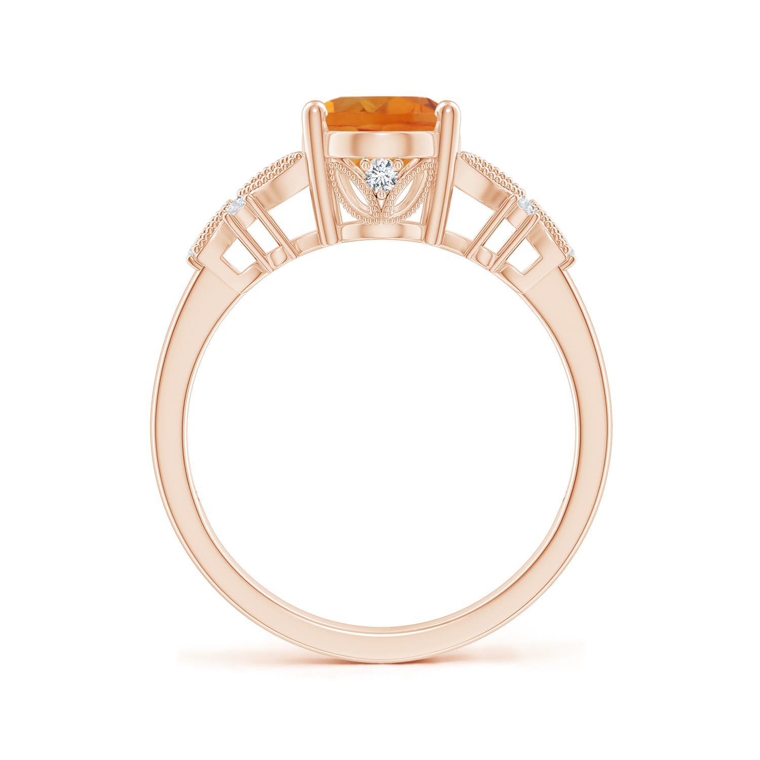 AAA - Citrine / 1.78 CT / 14 KT Rose Gold