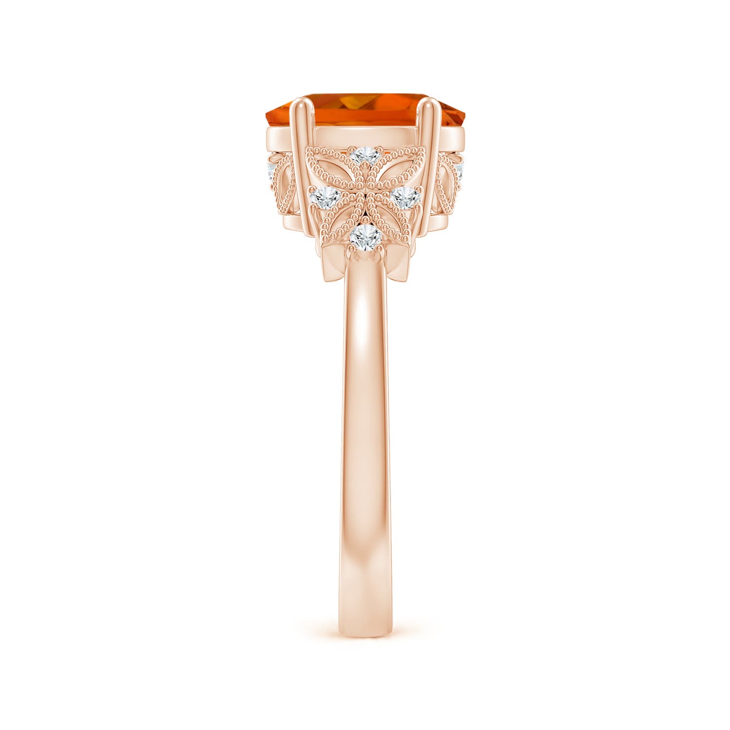 AAAA - Citrine / 1.78 CT / 14 KT Rose Gold