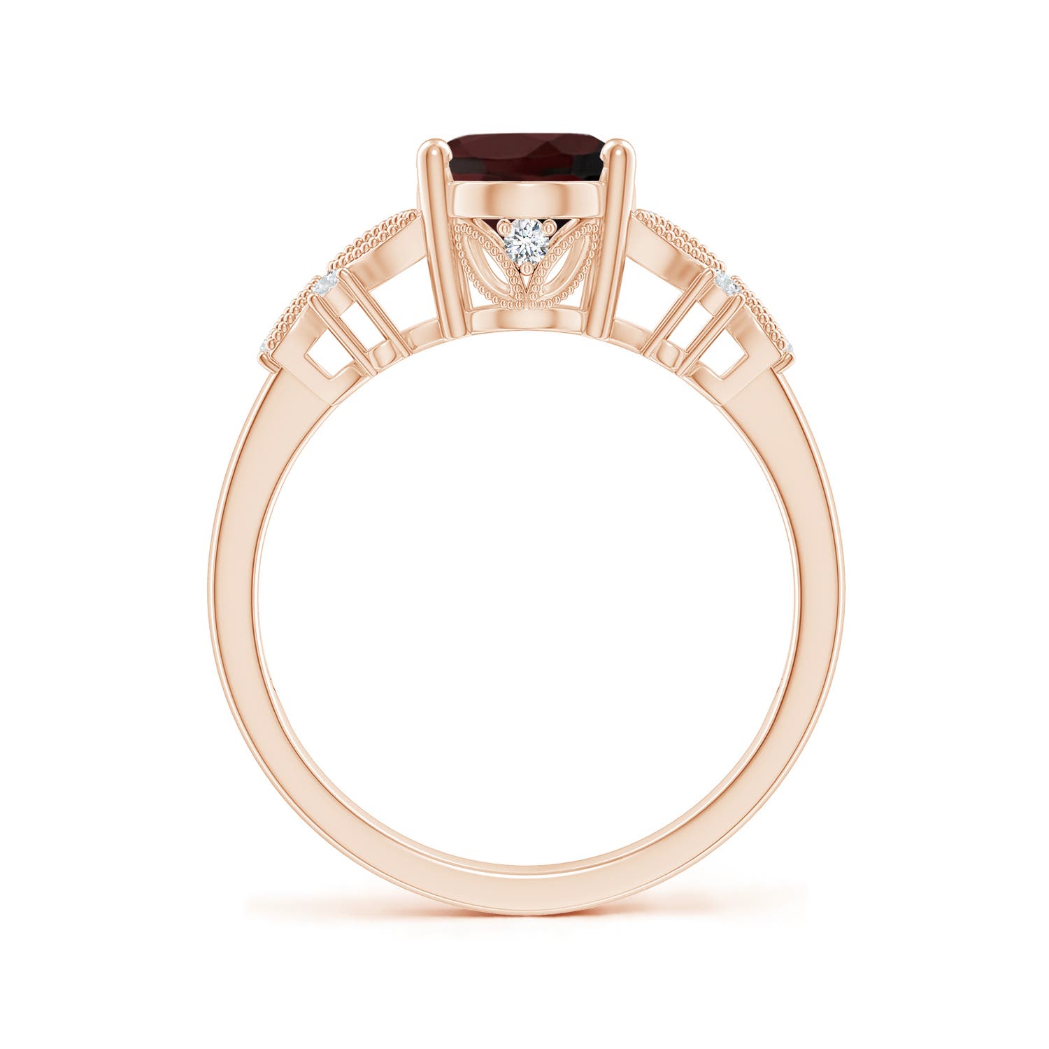 A - Garnet / 2.13 CT / 14 KT Rose Gold