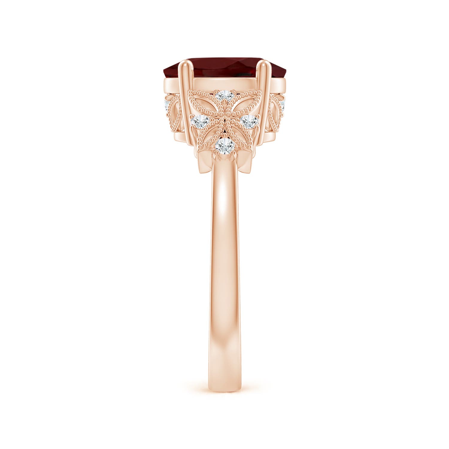 AAA - Garnet / 2.13 CT / 14 KT Rose Gold