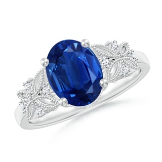 Oval AAA Blue Sapphire