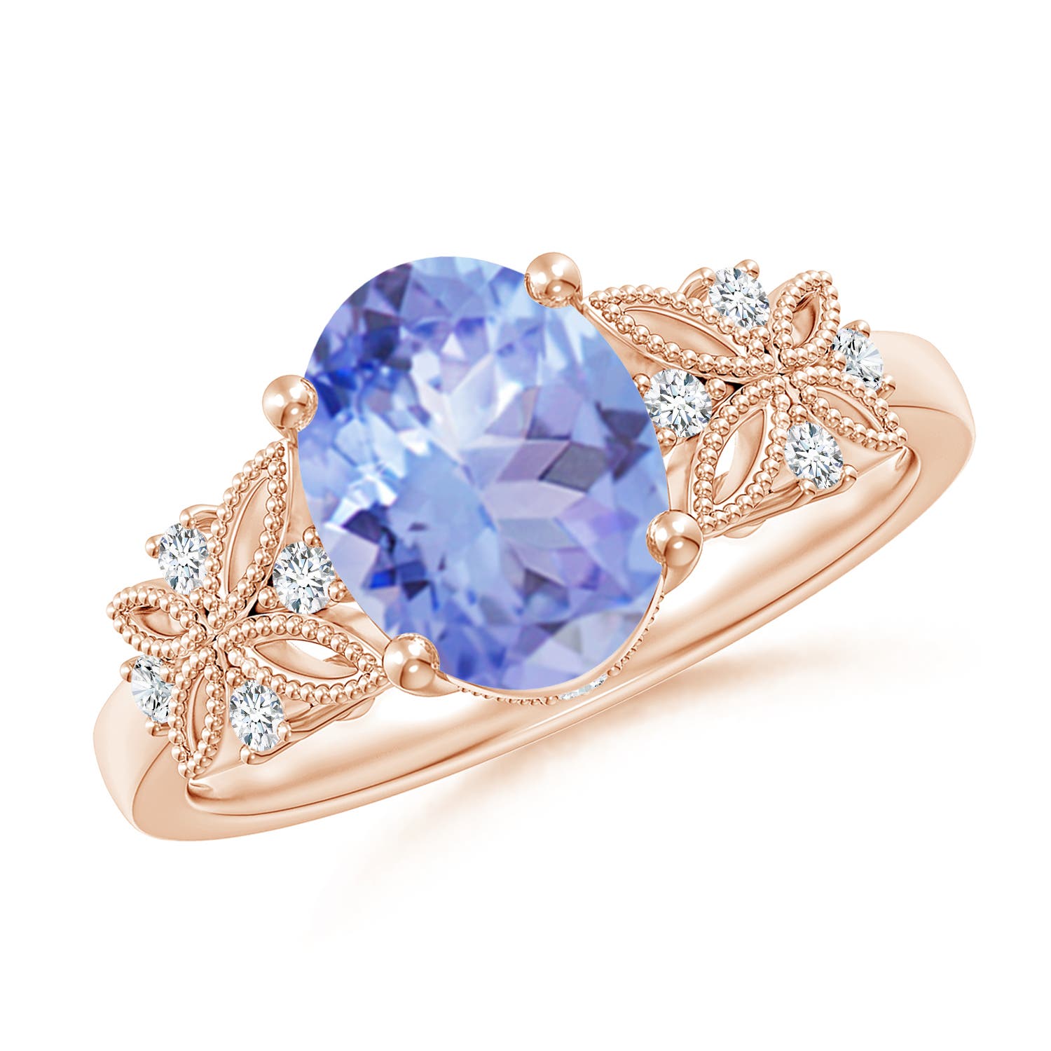 A - Tanzanite / 2.03 CT / 14 KT Rose Gold