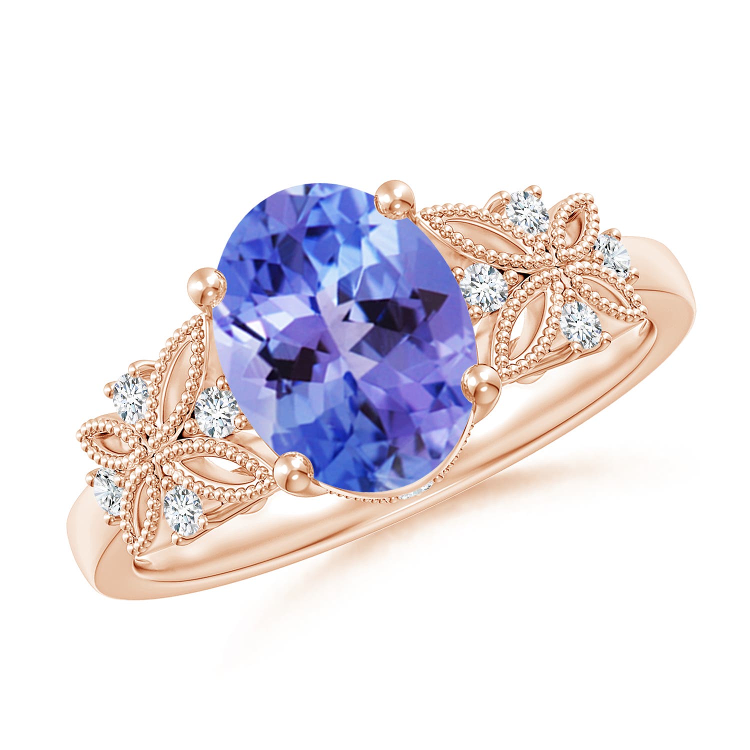 AA - Tanzanite / 2.03 CT / 14 KT Rose Gold