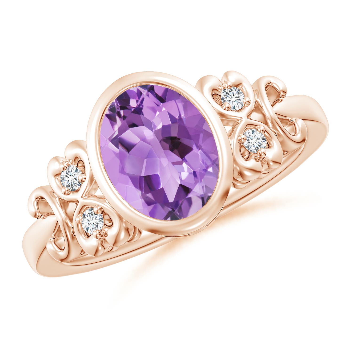 A - Amethyst / 1.66 CT / 14 KT Rose Gold