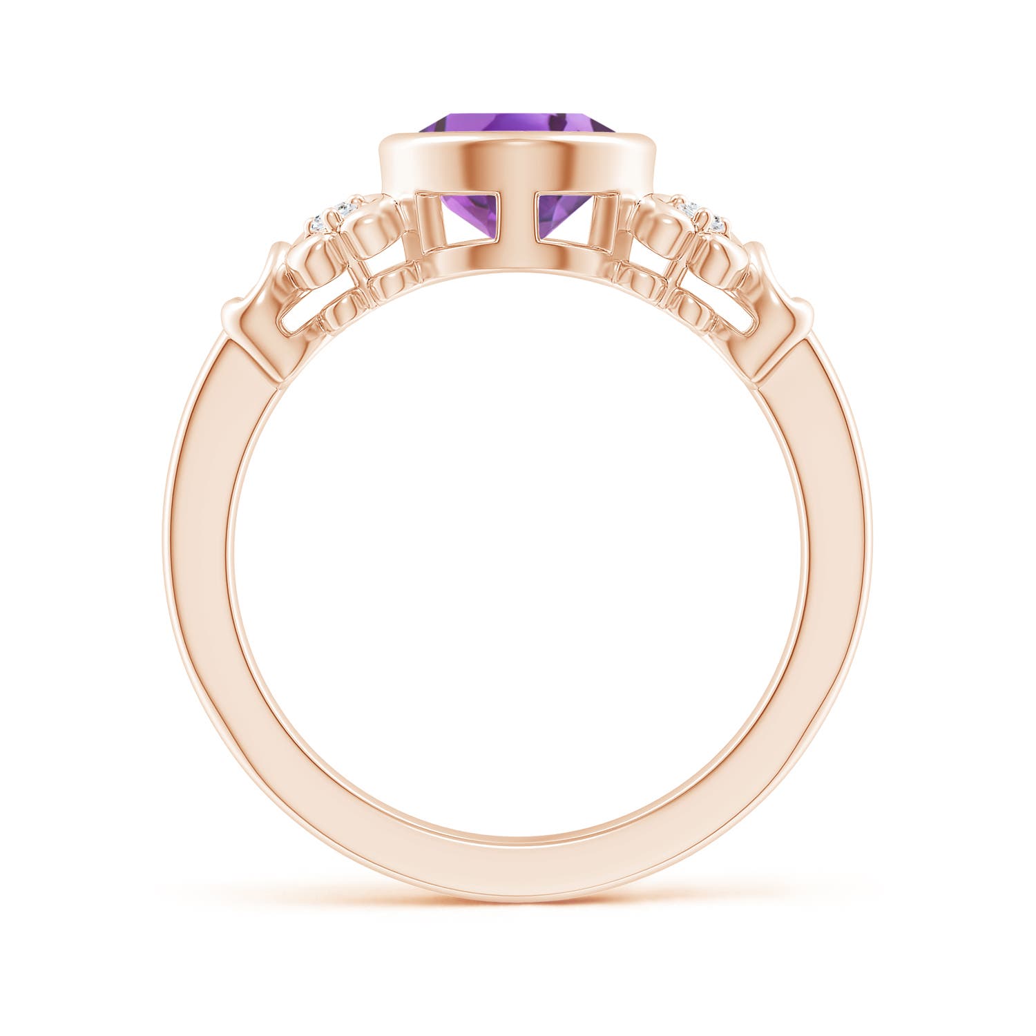 A - Amethyst / 1.66 CT / 14 KT Rose Gold