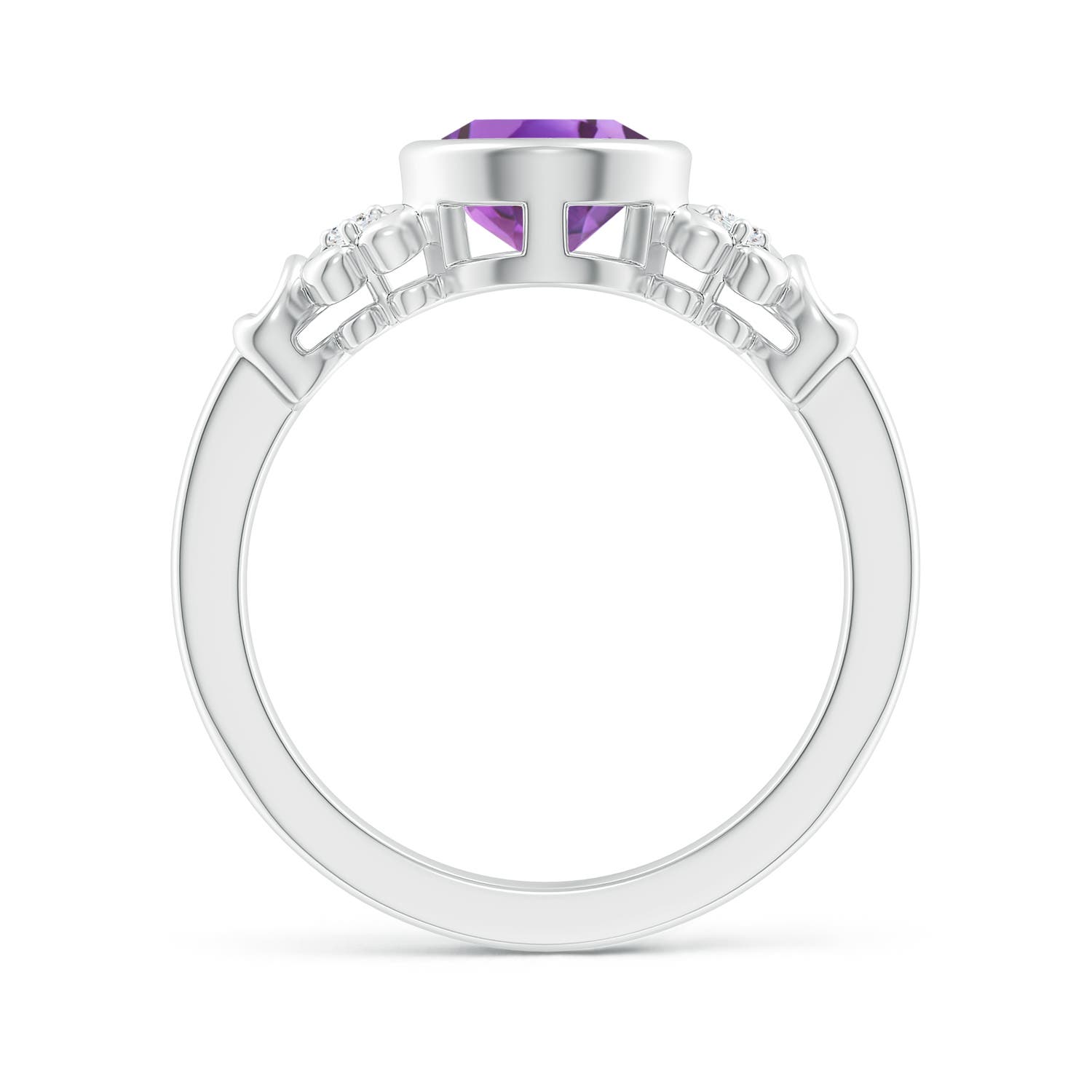 A - Amethyst / 1.66 CT / 14 KT White Gold