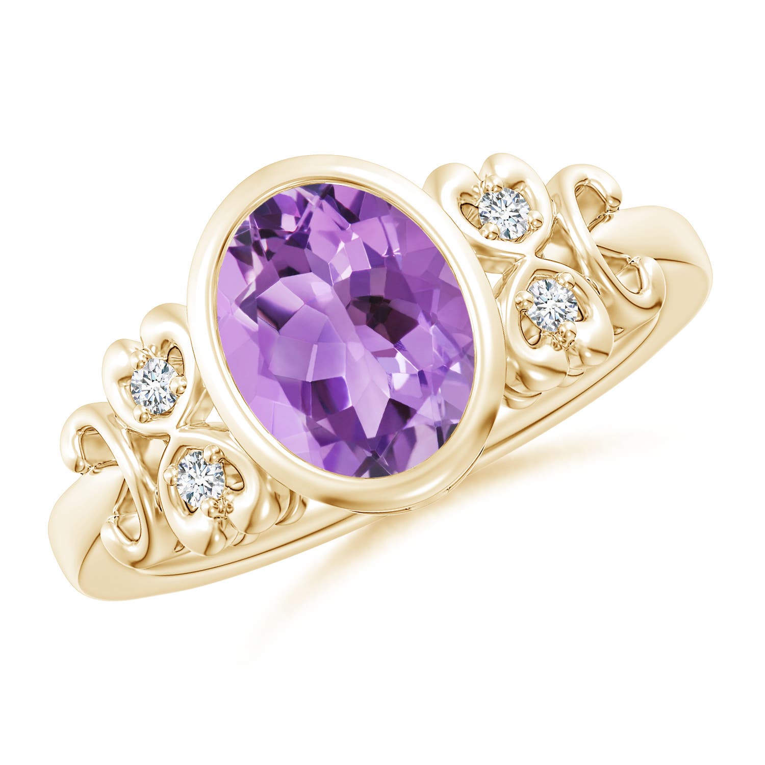 A - Amethyst / 1.66 CT / 14 KT Yellow Gold