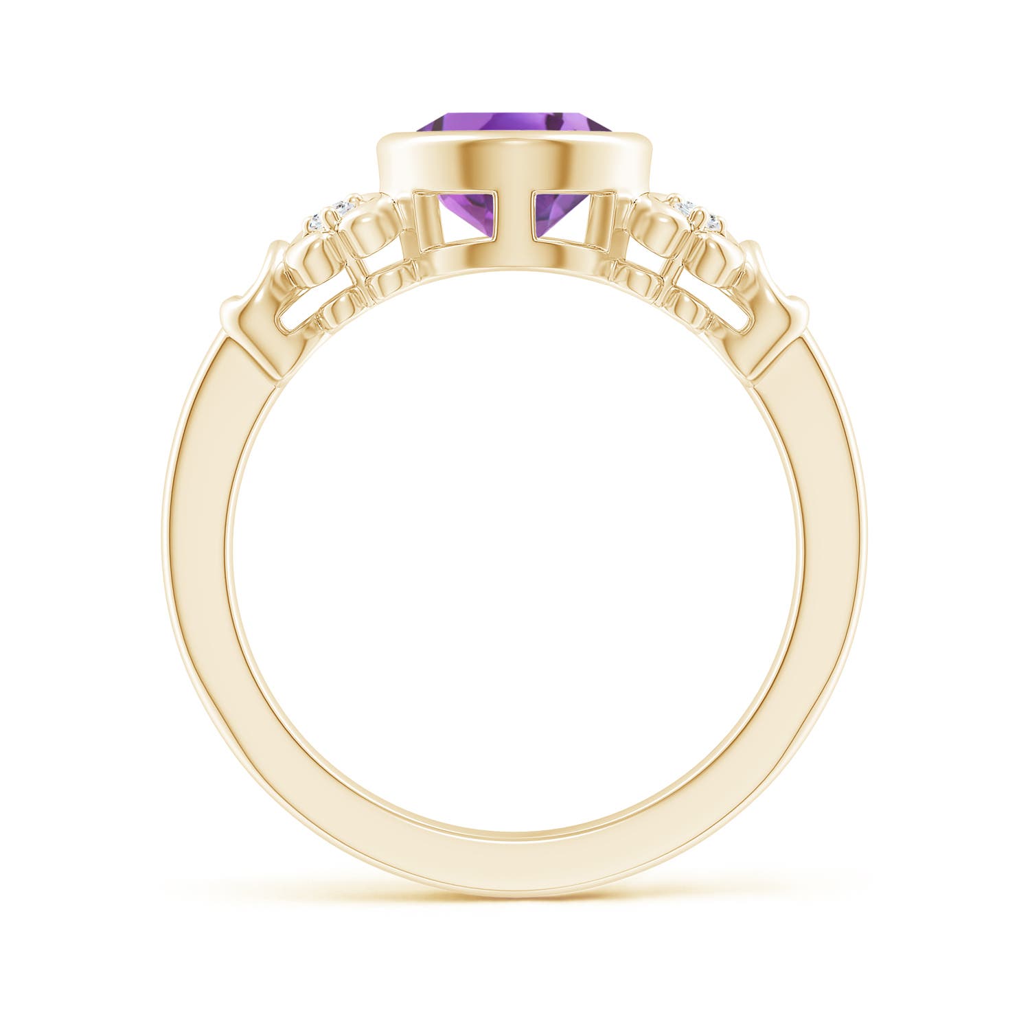 A - Amethyst / 1.66 CT / 14 KT Yellow Gold