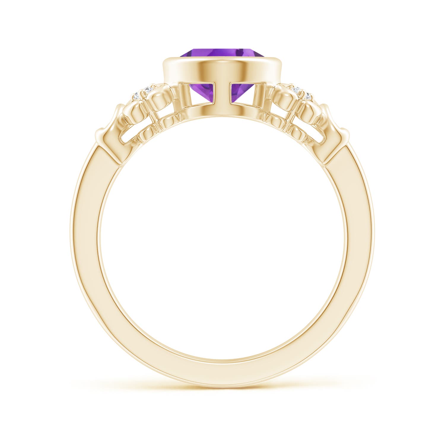 AA - Amethyst / 1.66 CT / 14 KT Yellow Gold