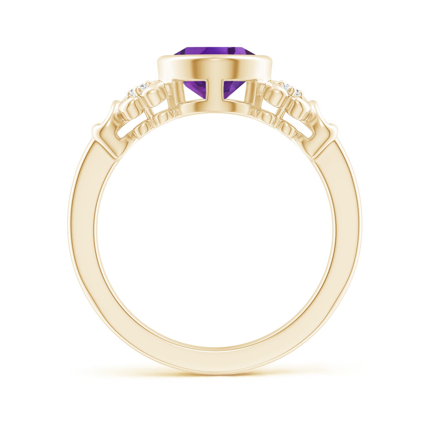 AAA - Amethyst / 1.66 CT / 14 KT Yellow Gold