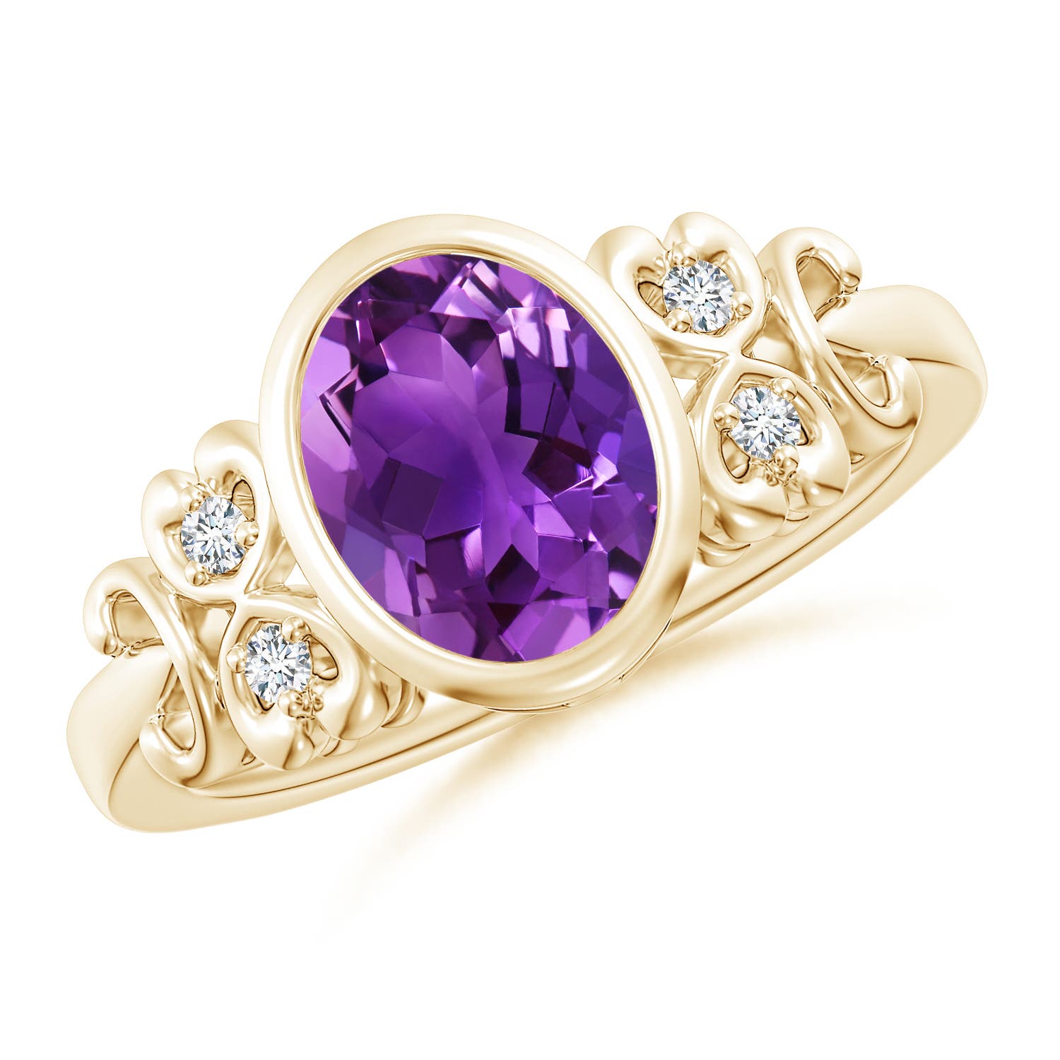 AAAA - Amethyst / 1.66 CT / 14 KT Yellow Gold